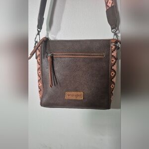 Wrangler Dark Brown  Crossbody Bag